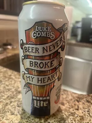 2024 2nd Luke Combs Edition Miller Lite Beer Can (empty) Rare! 16 Oz Tall Boy • $10