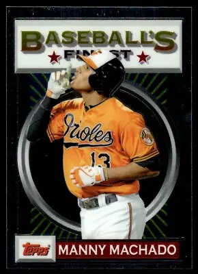 2013 Finest Manny Machado 93f-mm Mint 93 Finest Rc Baseball Baltimore Orioles • $30