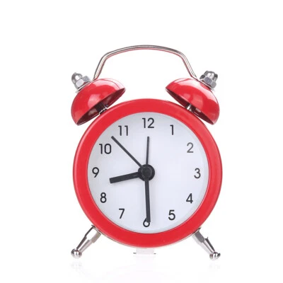 $11.75 • Buy  Mini Round Alarm Clock Twin Bell Retro Vintage Loud Clocks Bedside Analogue AU