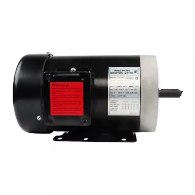 2 HP 3 Phase Electric Motor 56C Frame 1800 RPM TEFC 230 / 460 Volt New • $229.99