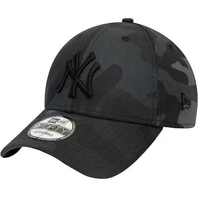 New Era Youths New York Yankees Adjustable 9Forty Cap Hat - Grey Camo - 6-12 Yrs • £20.95