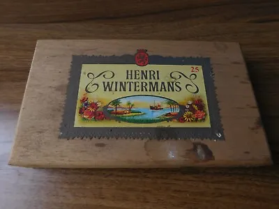 Vintage Henri Wintermans Wooden Cigar Box Made In Holland • $25