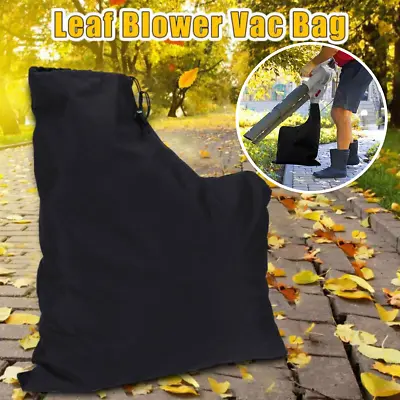 Leaf Blower Bag Garden Vacuum Bag Shredder Collection Universal Bag Replacement • £5.61