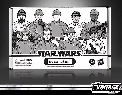 Star Wars Vintage Collection Imperial Officers Action Figure 4 Pack Exclusive • $68.99