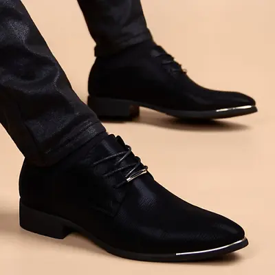 2021 Men's Fashion Dress Shoes Breathable Pointed Toe Flats  • £71.35