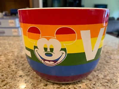 Disney Mickey Mouse Rainbow Pride Small Pot Planter New • $20