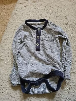 F&F Long Sleeved Baby Vest 3-6 Months • £0.99