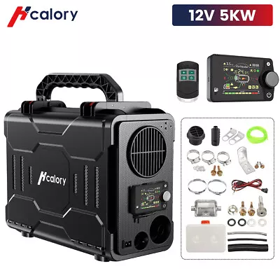 5KW 12V Bluetooth Diesel Air Heater LCD Thermostat Boat Motorhome Truck Trailer • $92.99