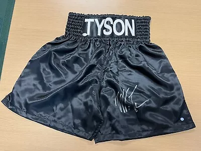 Mike Tyson Autographed Boxing Trunks • $380