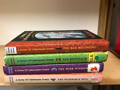 £8 • Buy A Series Of Unfortunate Events: Books 1-4 By Lemony Snicket: Part Set Of 4