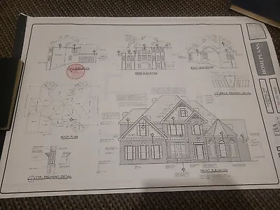 Modern 4 Bedroom 3000 Square Foot House Plan Building Plans Blueprints • $40