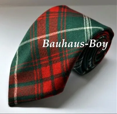 Neck Tie Tartan Prince Of Wales 100% Wool Kilt Made In Scotland Menswear Formal • £22.50