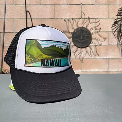 Vintage 90s Hawaii Snapback Rope Trucker Mesh Otto Collection Hat Cap 5 Panel  • $17.99