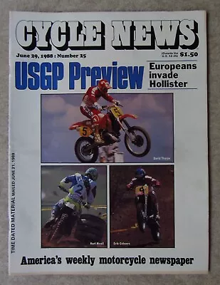 CYCLE NEWS June 29 1989 Vintage Motocross Enduro Flat Track Superbike Speedway • $6.99