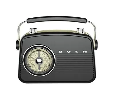 Bush Classic Retro Mini FM Radio 7420810 - Black • £23.95