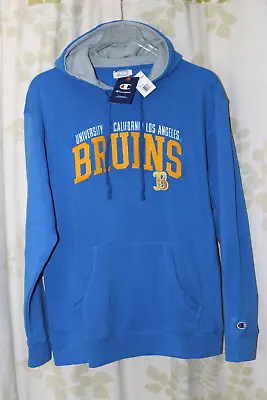 UCLA Bruins NCAA Men’s Champion Soft Fleece Hoodie Sweatshirt Top Blue NEW XL • $29.99