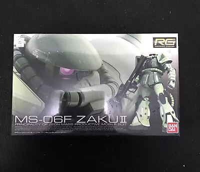 BANDAI Gunpla Real Grade Rg 1/144 MS-06F Zaku II • $40