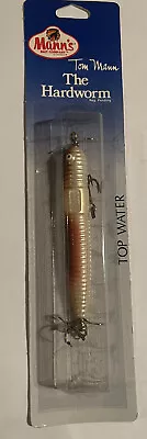 Vintage Tom Mann's Hard Worm Fishing Lure—Topwater • $9.95