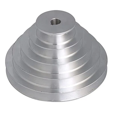 $44.32 • Buy 14mm Bore Outter Dia 54-150mm 5 Step A V-Belt Pagoda Pulley Belt Silver 15.00...