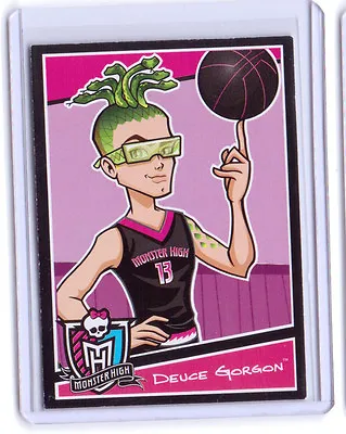 Mattel Genuine Monster High Goth Doll Deuce Gordon Trading Card • $5.03