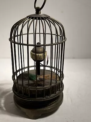 Vintage Bird Birdcage Working Automaton Clock • $200