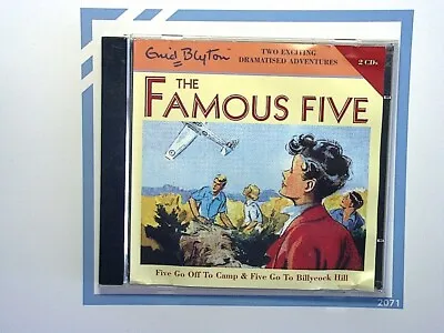 Five Go Off To Camp & Five Go To Billycock Hill (Famous Five) Audio 2CD Nr Mint • £19.99