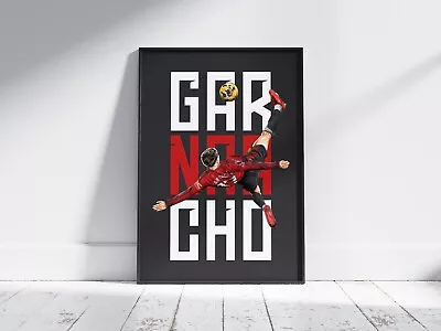 Alejandro Garnacho Man United - Football Poster - A5/A4/A3/A2/A1/A0 • £49.95