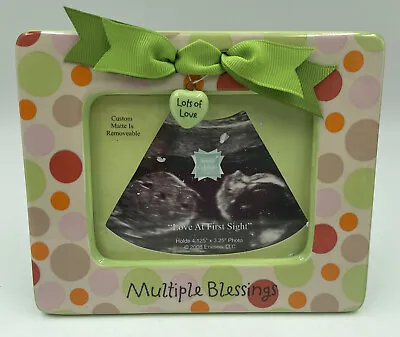 Enesco Ultrasound Twins Multiples Sonogram First Baby Photo Frame 6x5 Gift Boxed • $15