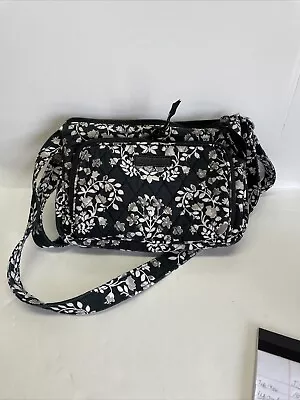 Vera Bradley “Chandelier Noir” Pattern Small Crossbody Purse Handbag GUC • $8.71