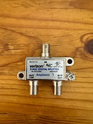 Verizon Amphenol Broadband 2-Way Digital Splitter MoCA 2.0 54-1675 MHz ABS302H • $4