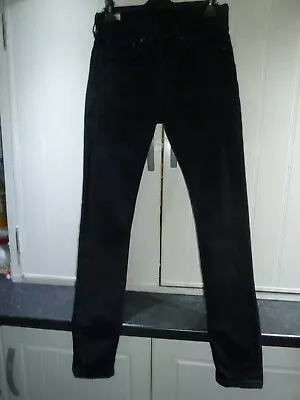 Men's Black 519 Skinny Fit Levi Jeans In Size W34 L34 • £2.99