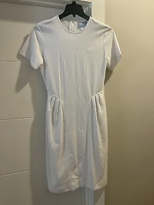 VTG White Swan Uniforms Nurse Medical Dress 70s Horror Cosplay Asylum Lab Sz 12 • $30