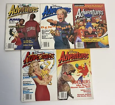 $12 • Buy Disney Adventures Magazine Mixed Lot Of 5 Books 1993 Kris Kross Patrick Stewart