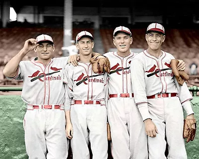 Dean & Martin Brothers Photo 8X10 Cardinals 1936 Dizzy Pepper Paul Stu COLORIZED • $7.95