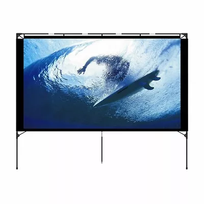 Vamvo Outdoor Projector Screen - Foldable Portable Outdoor Front Movie Screen • $49.59