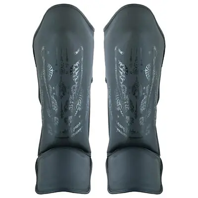 Twin Tigers Pro MMA Stand Up Muay Thai Shin Instep Guards Pads Training Sparring • £46.99