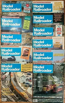 Lot Of 11 - 1987 MODEL RAILROADER Magazines  • $9.95