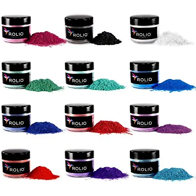Mica Powder - Northen Lights Set 12 Pigments For Slime Nail Polish Makeup • $14.99