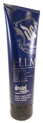 Devoted Creations H.I.M. HIM CHROME Natural Bronzer Tanning Bed Lotion 8.5 Oz • $15.50
