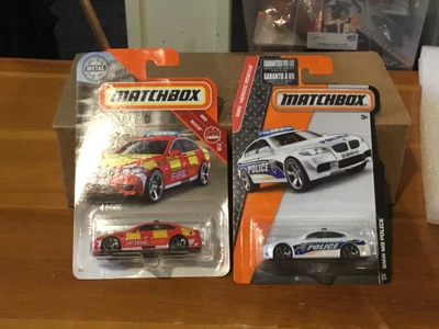 $15.99 • Buy Matchbox Lot Bmw M5 Police Fire Department Mbx Heroic Rescue  Lot