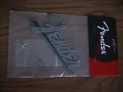 Fender Black Amp Logo Plate - All Metal W/mounting Screws Pn 099-4095-000 New!! • $14.50