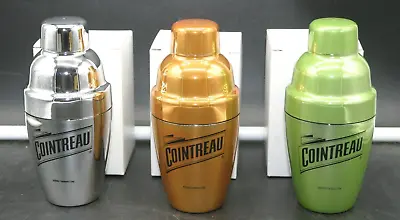 Lot Of 3 Cointreau Mini 3 Pc Shaker W/ Lid & Pouring Spout Recipes NEW! WOW!! • $21.99