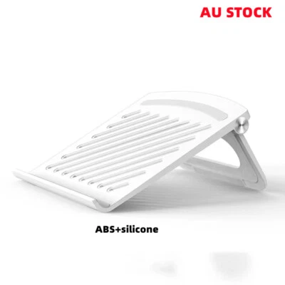 $19.99 • Buy Adjustable Foldable Laptop Stand Universal Portable Notebook Holder Pink/white