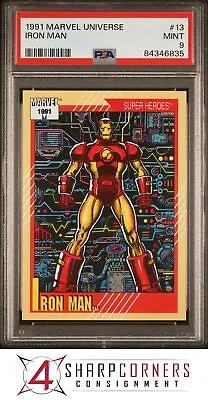 1991 Marvel Universe #13 Iron Man Psa 9 N3858138-835 • $16.99