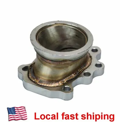 Turbo Adapter Fitting Flange FOR T25 T28 GT25 GT28 8 Bolt To 3  Outlet Downpipe • $25.95