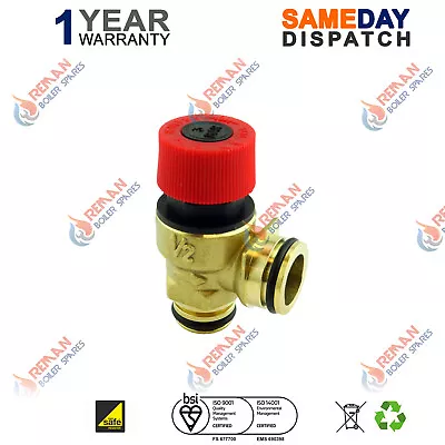 £13.59 • Buy WORCESTER GREENSTAR 34 35 37 38 40 42 CDi PRESSURE RELIEF VALVE PRV 87161064310