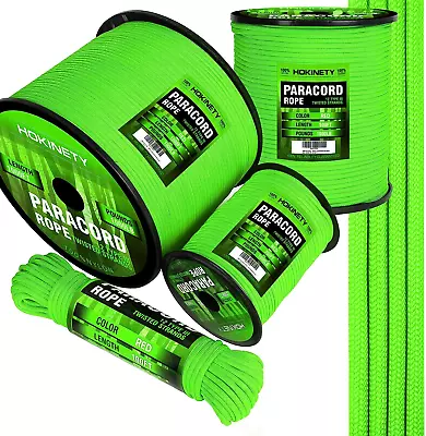 1000Ib Paracord Rope - 100Ft / 200Ft / 500Ft / 1000Ft 4Mm12 Strand Parachute Sp • $29.88