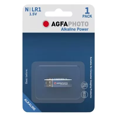 AGFA PHOTO LR1 Alkaline Battery 1.5V - N E90 MN9100 AM5 910A 4001 KN Lady • £2.49