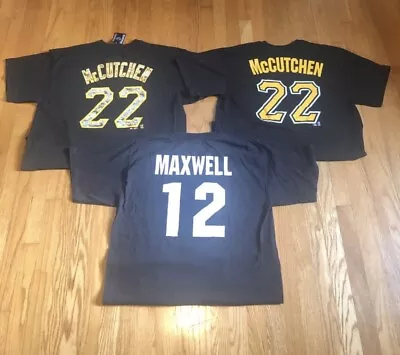 Andrew Mccutchen And Bert Maxwell Pittsburgh Pirates Jersey Lot • $14.99