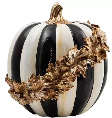 Mackenzie Childs Foliage Pumpkin 12  H • $138.50